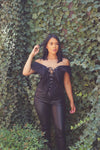 Bianca Lace Up Top