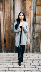 Sunday Grey Cardigan - Uncommon Lux 