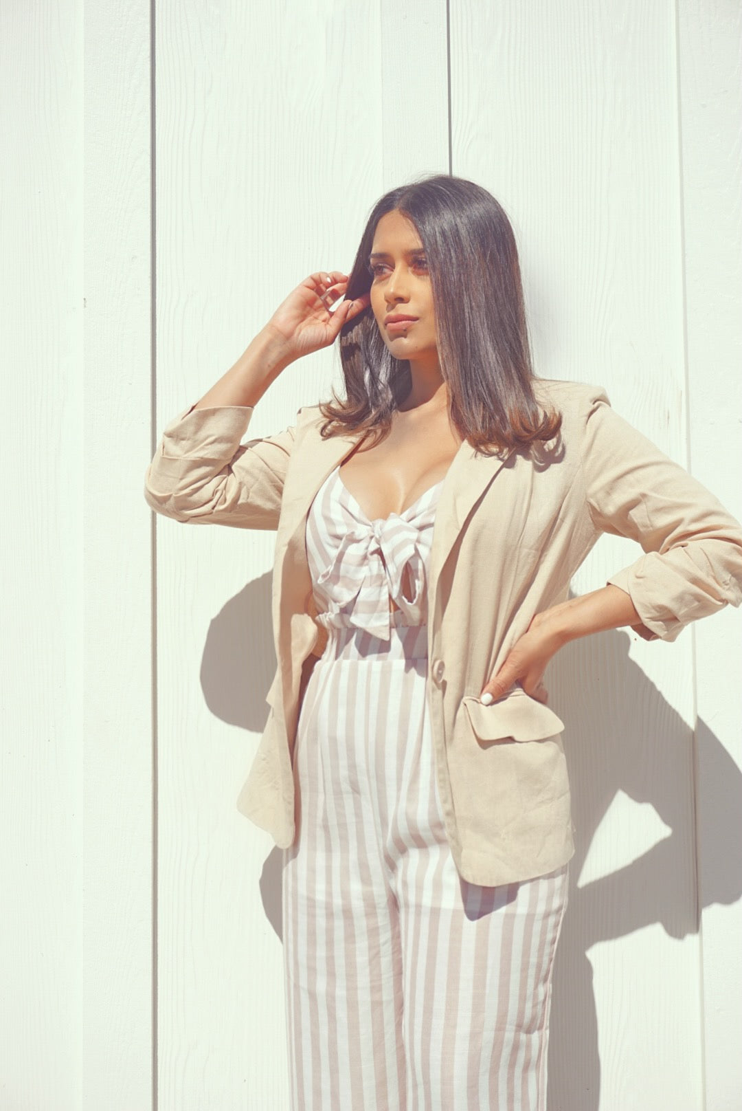 St. Tropez Nude Blazer