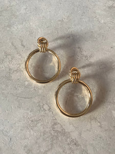 Paloma Gold Hoop Earrings