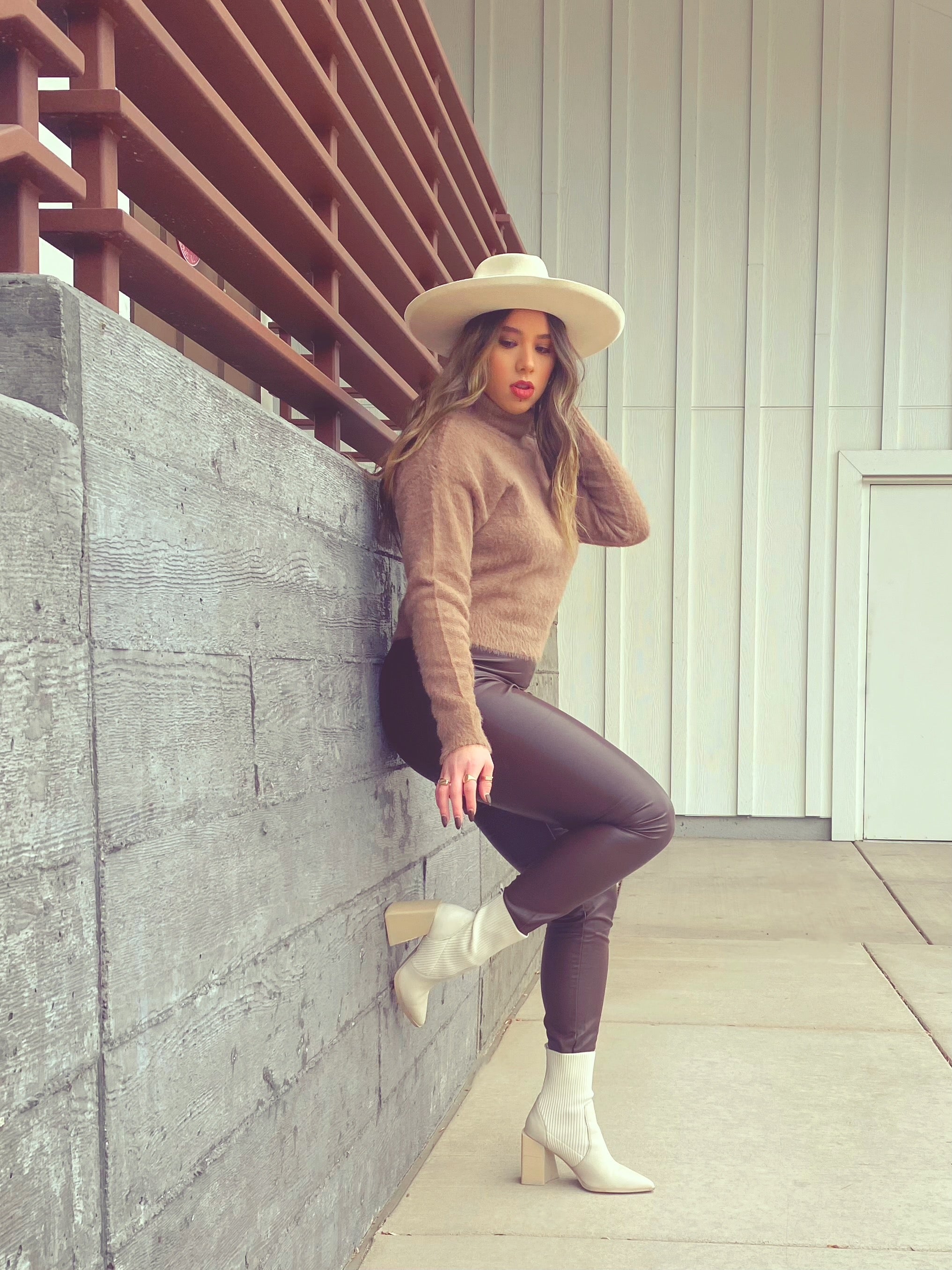 Mocha Madness Fuzzy Sweater