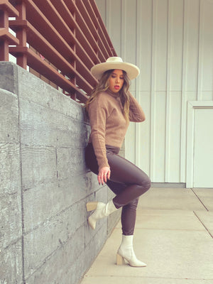 Mocha Madness Fuzzy Sweater