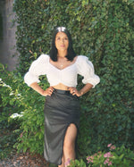 White Havana Crop Top