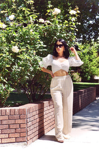 White Havana Crop Top