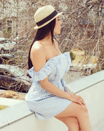 Misty Blue Sun Dress - Uncommon Lux 